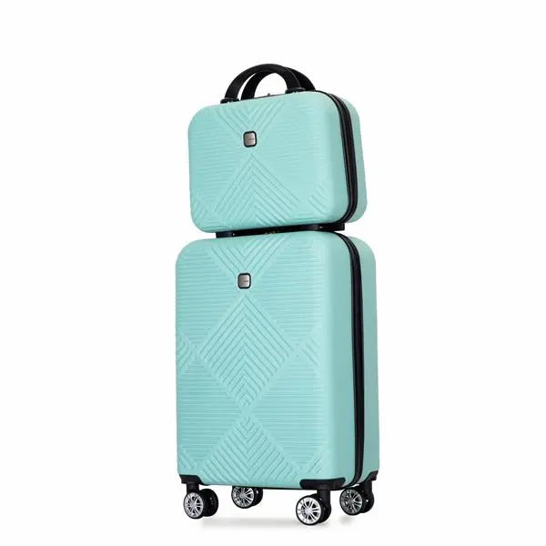 2-piece Luggage Set With ABS Lightweight Luggage And Swivel Wheels- FREE USA SHIPPING