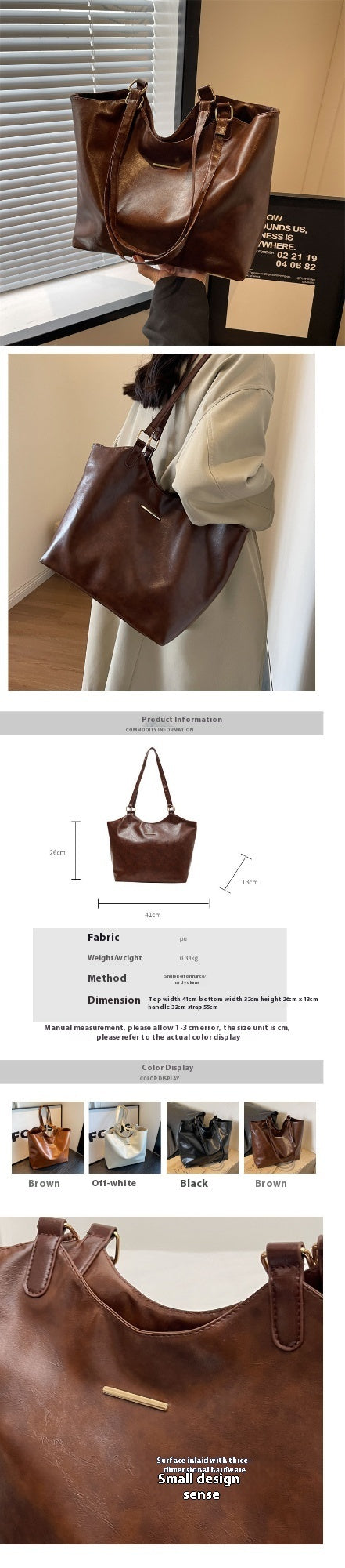 Fashionable Large-capacity One-shoulder Underarm Bag