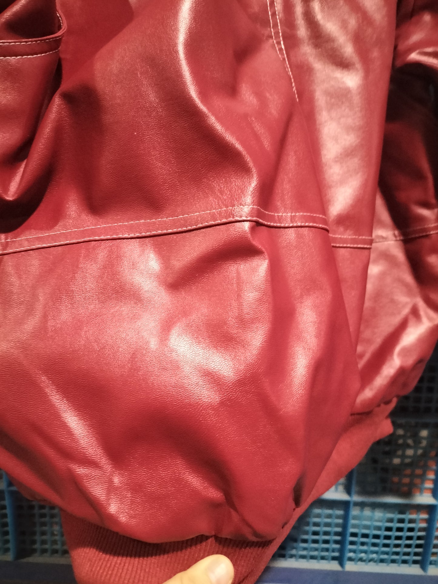 Loose Fashion Lapel Zip-up Jacket Cool Long Sleeve Zipper Closure Moto Biker Leather Jacket Womens Clothing