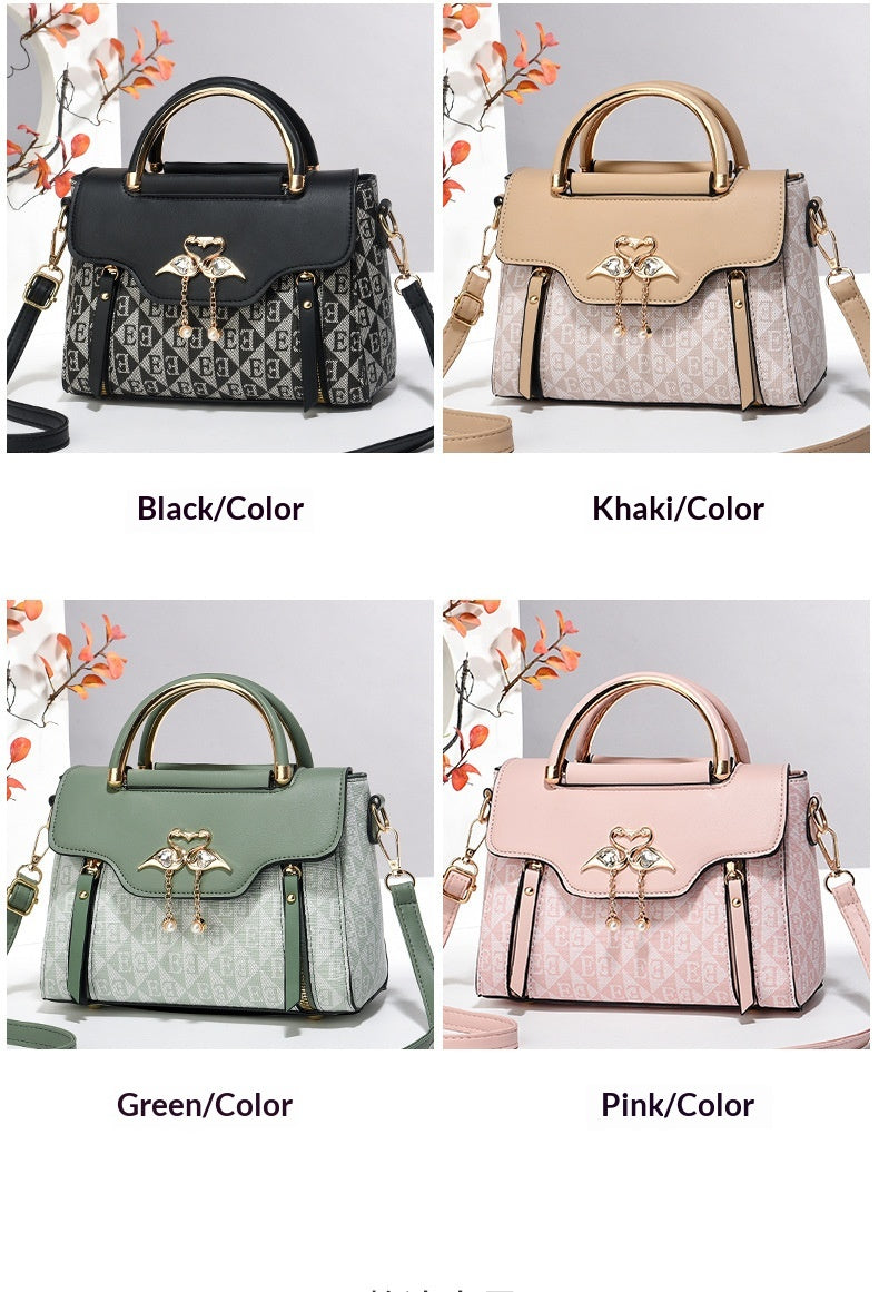 Womens Stylish Versatile Tote Shoulder And Crossbody Bag