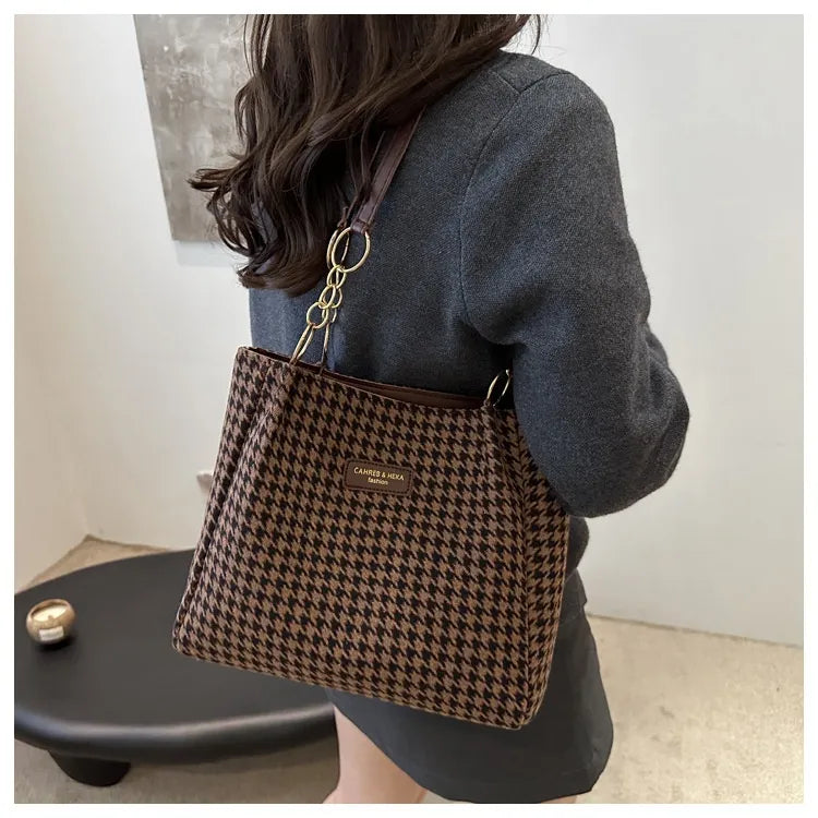 Fall Idle Style Chain Tote Shoulder Large Capacity