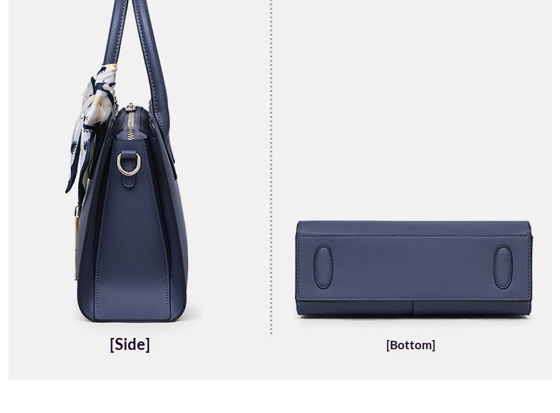 Premium Leather Crossbody Bag With A Spacious Design