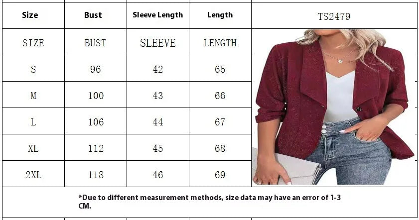 Close-fitting And Slim-fitting Cardigan Graceful Suit Jacket