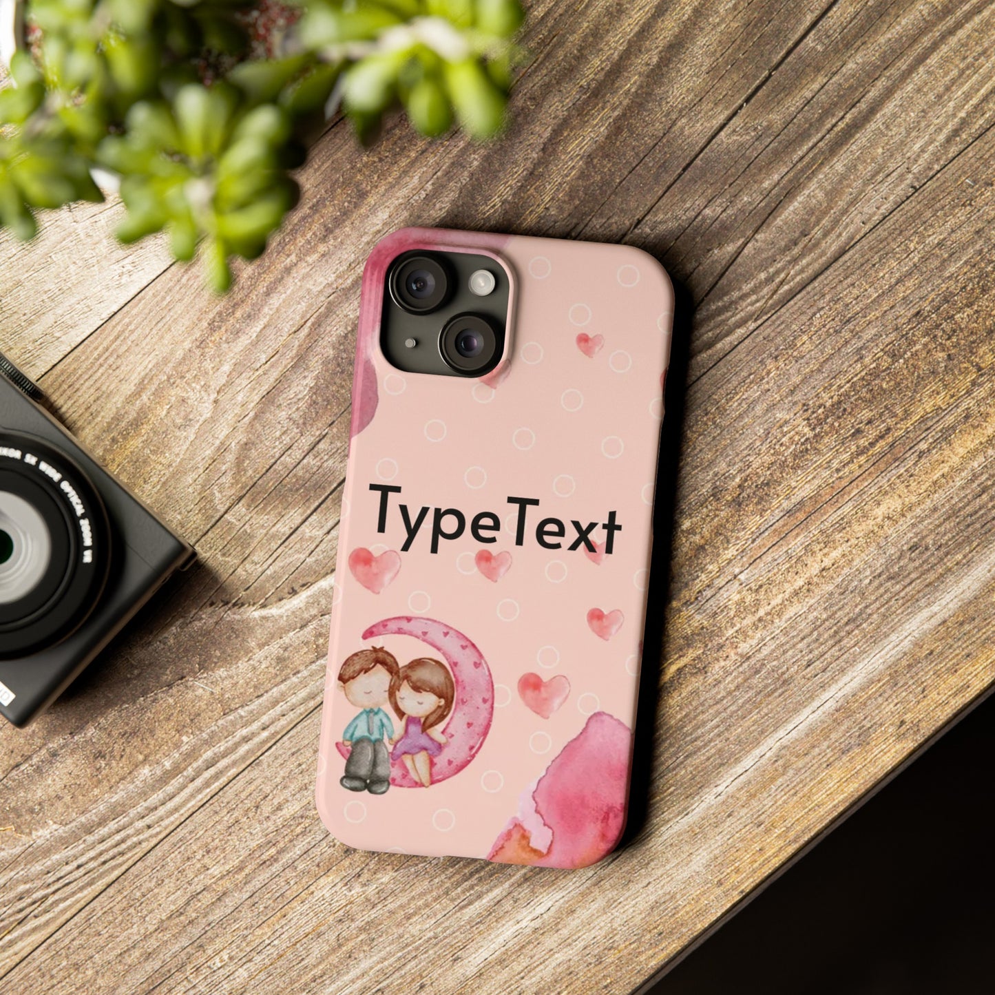 Slim Phone Cases - Personalize With Valentine Themes