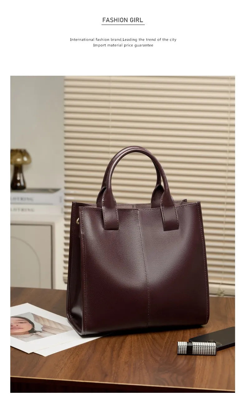 Women's Tote Large-capacity Bucket Shoulder Messenger Bag