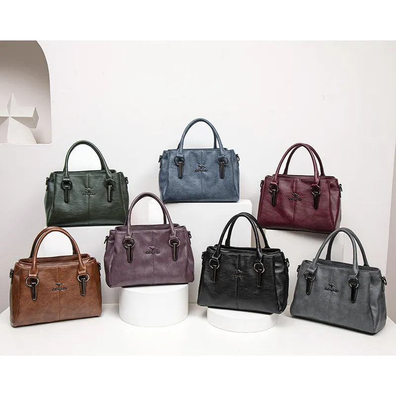 Fashion Large Capacity Wholesale Women's Crossbody Soft Leather Bag