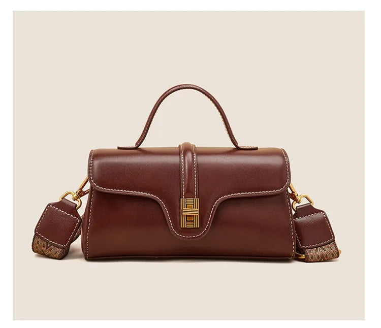 Niche Original High Sense Mild Luxury Retro Cambridge Portable Messenger Bag