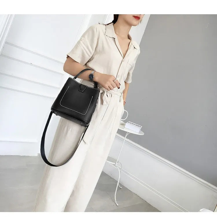 Fashionable Stylish Bucket Bag Shoulder Crossbody Bag Women's Bag Broadband