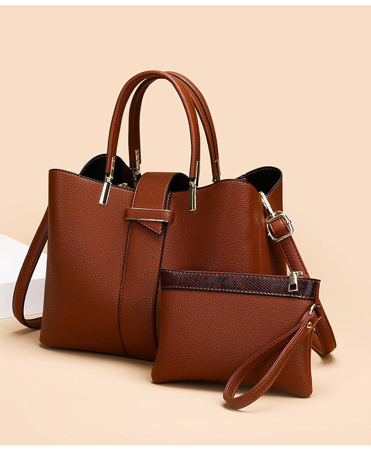 Simple Stylish Retro Womens Handbag With Crossbody Strap