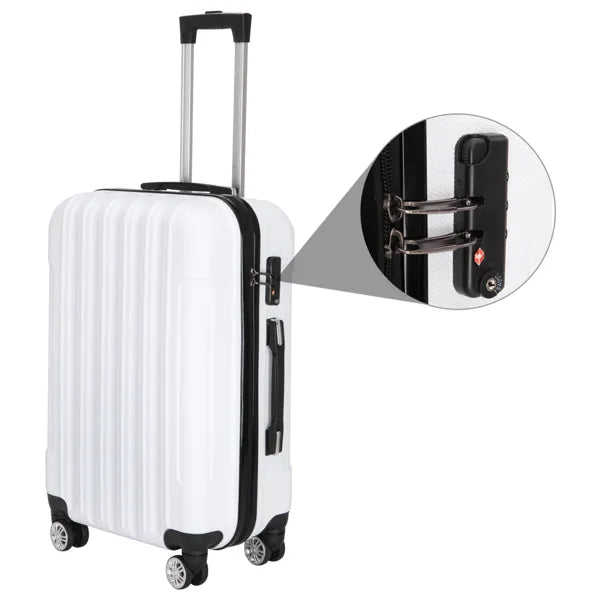 Vertical Pattern Three-in-one Trolley Case With Handle And Universal Wheels- FREE USA SHIPPING