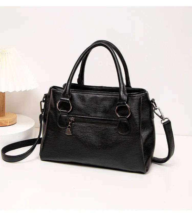 Fashion Large Capacity Wholesale Women's Crossbody Soft Leather Bag