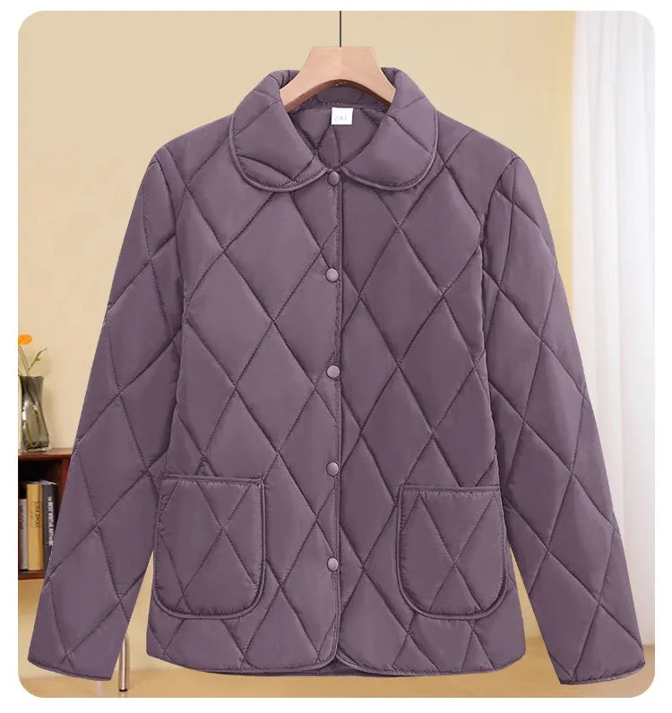 Women's Loose-fitting Lightweight Thin Coat Cotton-padded Jacket