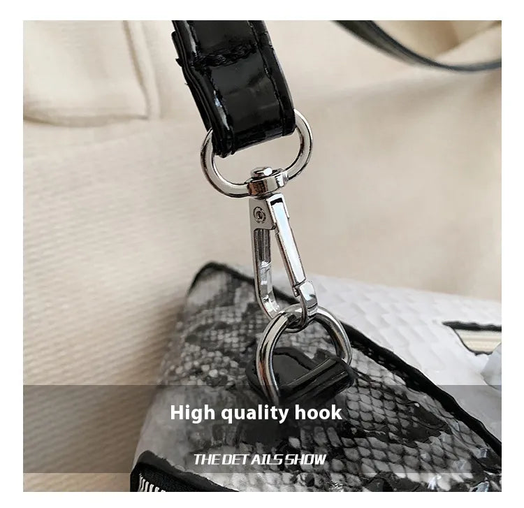 European And American Fashion Stone Pattern Personality Retro Easy Matching Portable Crossbody Shell Bag