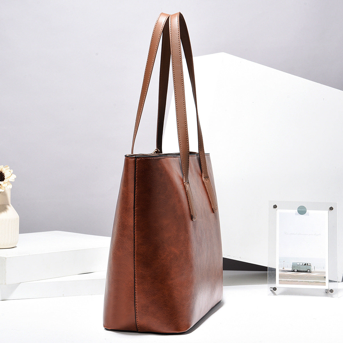 Leather Pattern Versatile High Quality Shoulder Messenger Handbag