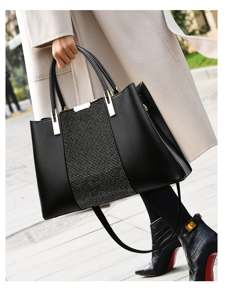 Womens Stylish High-Capacity Shoulder And Crossbody Bag