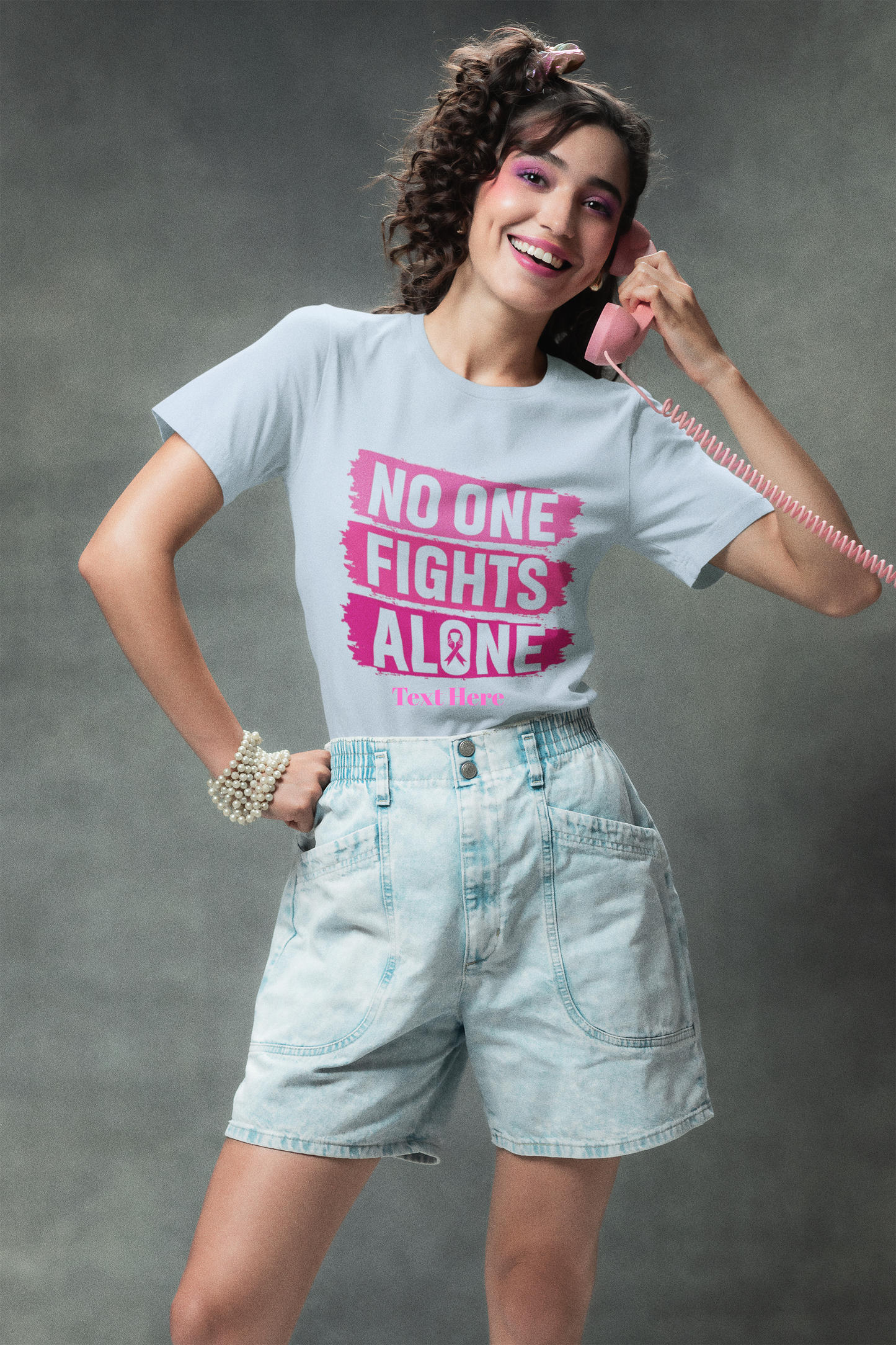 Unisex Softstyle T-Shirt - Personalize With Breast Cancer Awareness Quotes