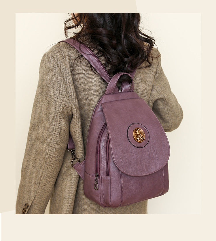 Simple Large Capacity Crossbody Chest Bag Leisure Travel Small Backpack