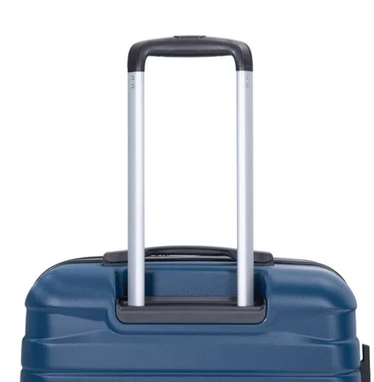 3 Piece Suitcase Set PC Lightweight And Durable Expandable Carrying Case With Two Hooks, Double Swivel Wheels, TSA Lock, 21-25-29 Dark Blue- FREE USA SHIPPING