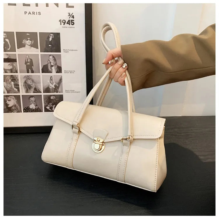 Retro High-grade Underarm Document Tote Bag Women