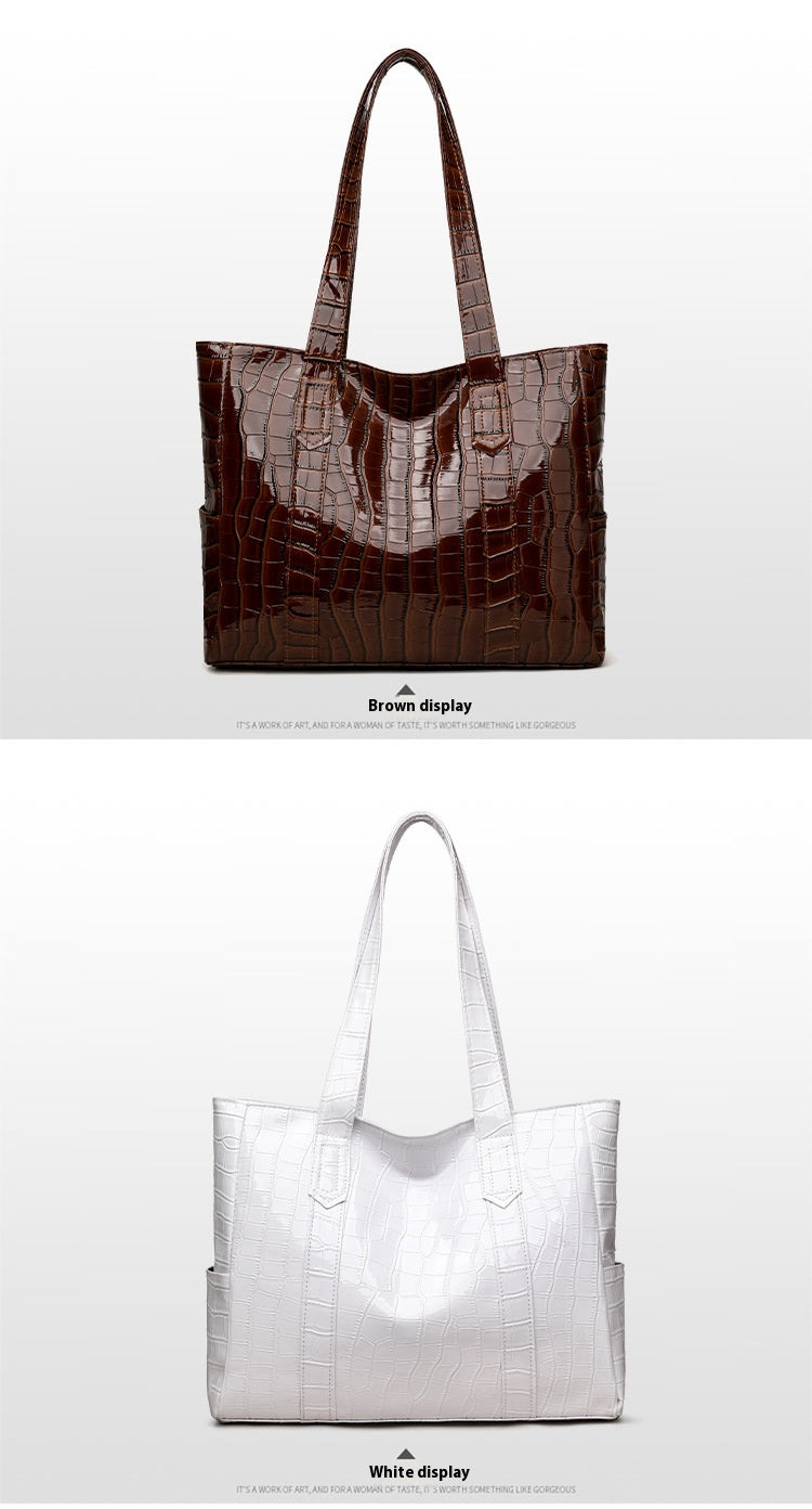 Korean Style Stylish Simple And Versatile European And American Commuters' Tote Bag
