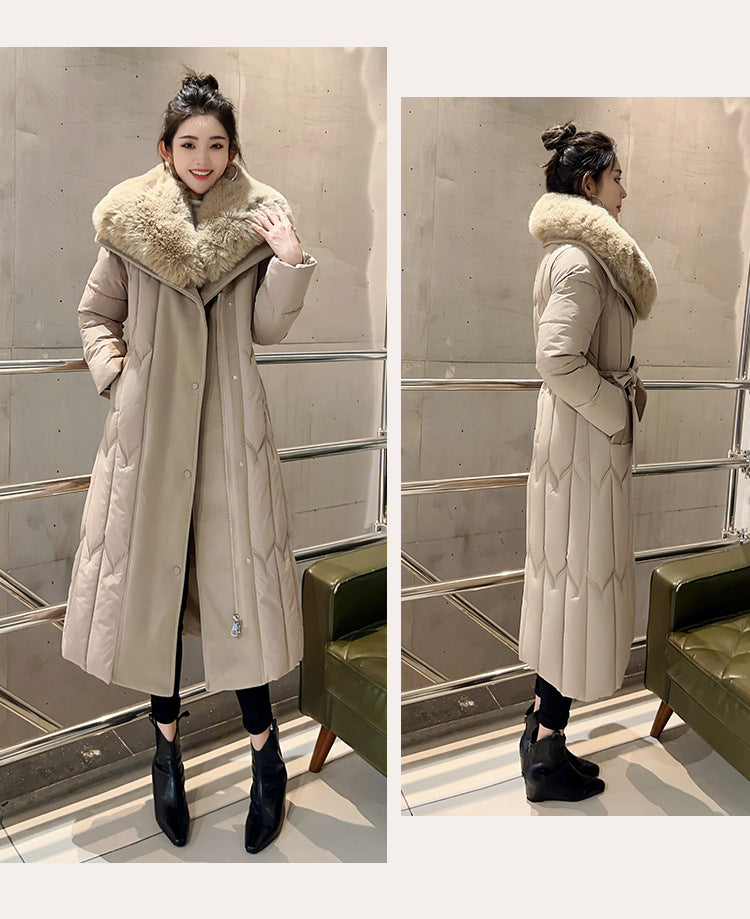 Temperament Plus Size Fashionable Elegant Cotton-padded Jacket