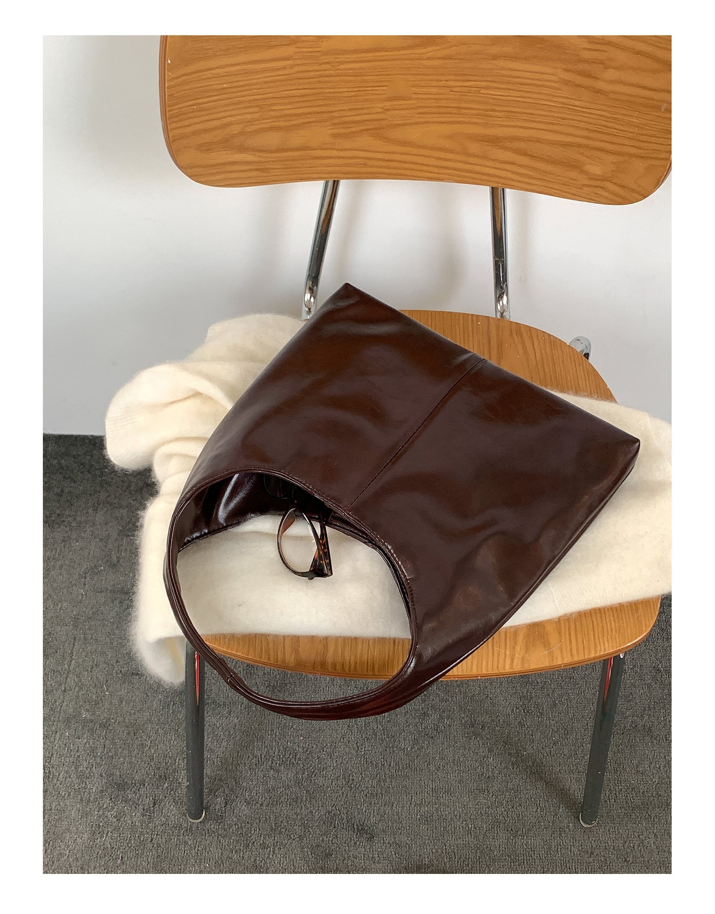 Large Capacity Soft Leather Handbag For Women