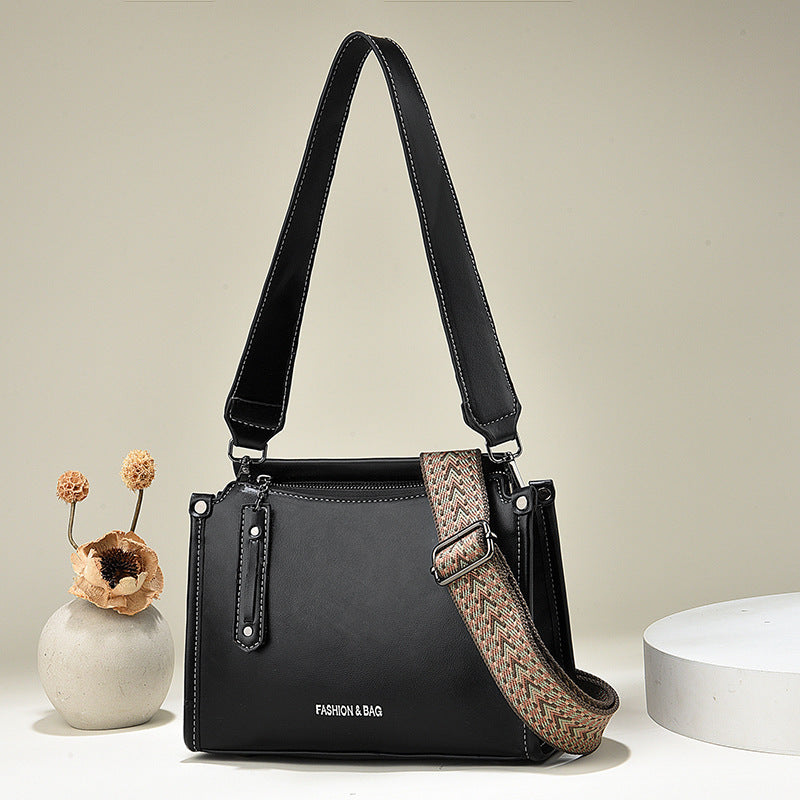 Women’s Small Square Bucket Crossbody Shoulder Bag