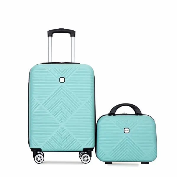 2-piece Luggage Set With ABS Lightweight Luggage And Swivel Wheels- FREE USA SHIPPING