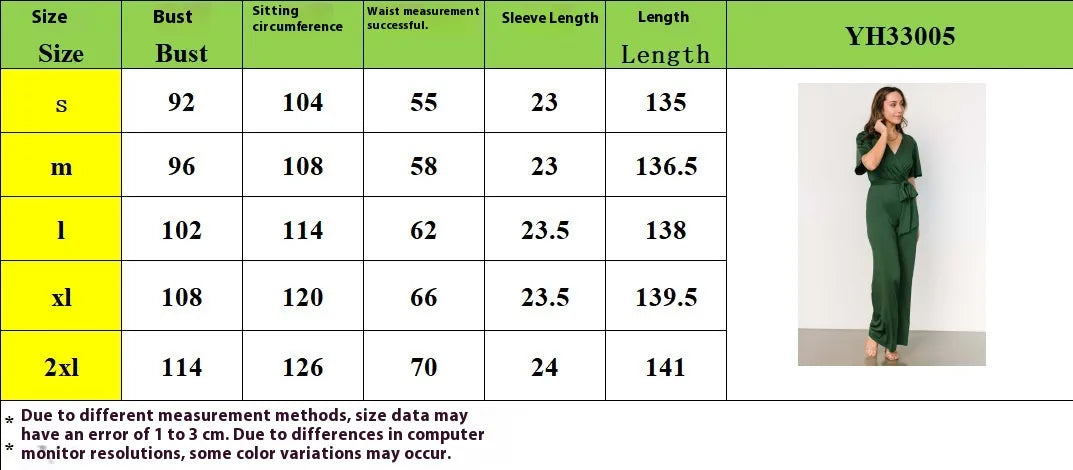 Women's Casual Solid Color Short Sleeve Belt Jumpsuit