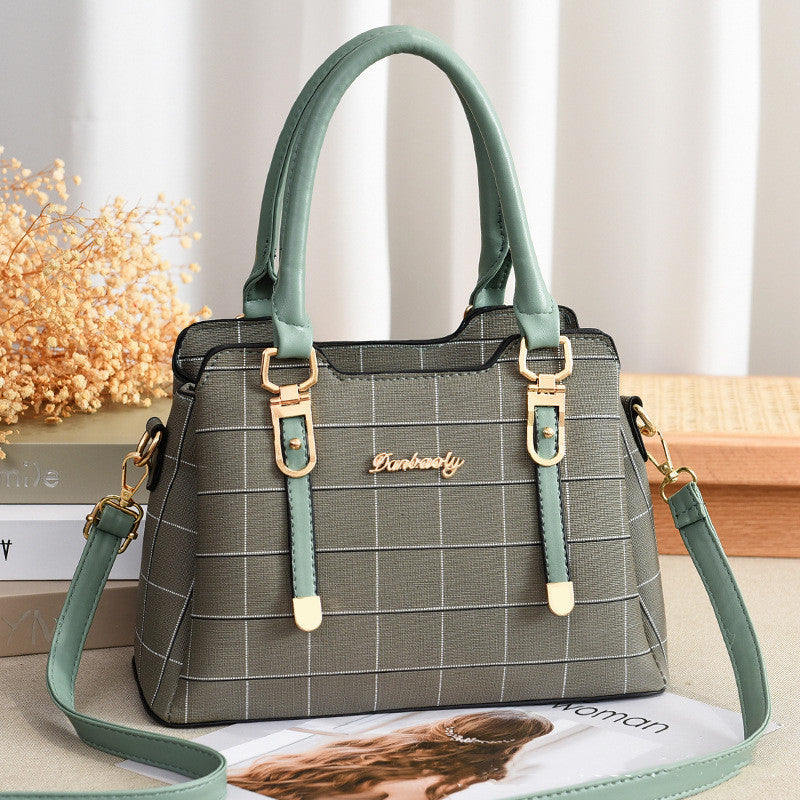 Trendy Messenger Large-capacity All-match Hand-held One-shoulder Middle-aged Women's Bag