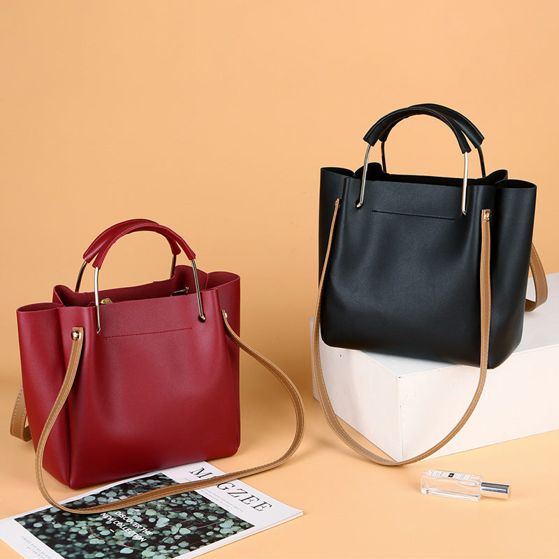 Summer New Korean Pure Color Women's Handbag