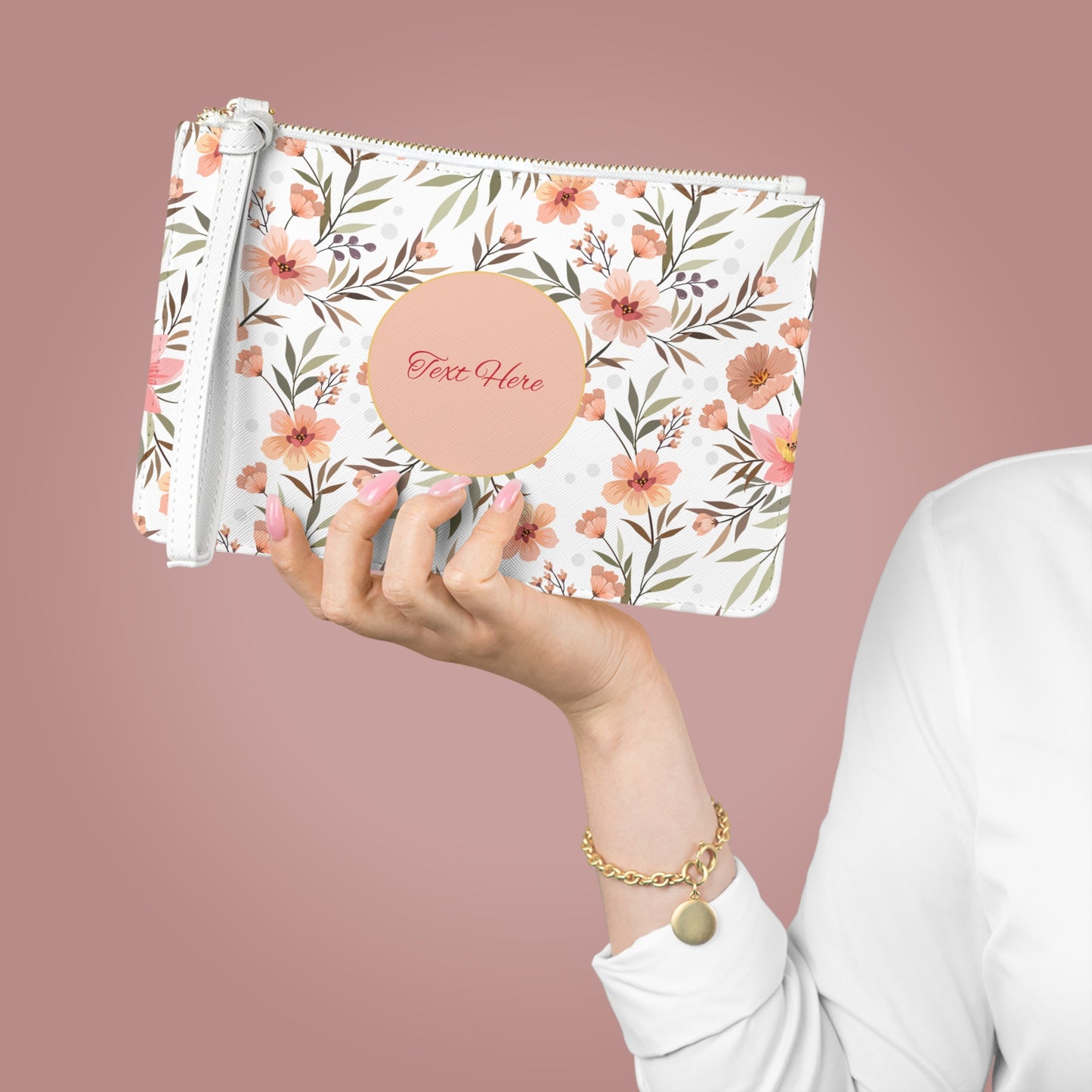 Clutch Bag - Personalize With Floral Designs