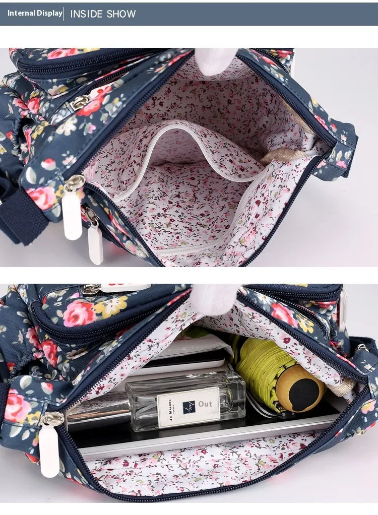 Printed Shoulder Bag Lightweight Outdoor Simplicity Travel