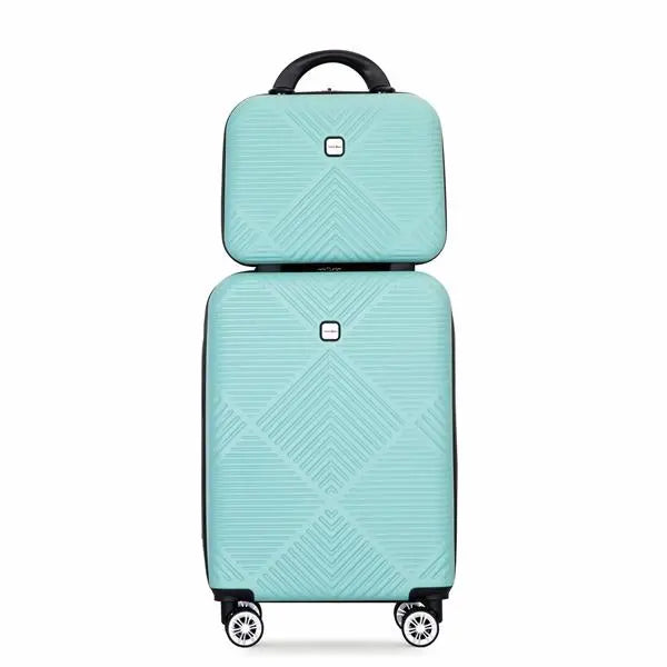 2-piece Luggage Set With ABS Lightweight Luggage And Swivel Wheels- FREE USA SHIPPING