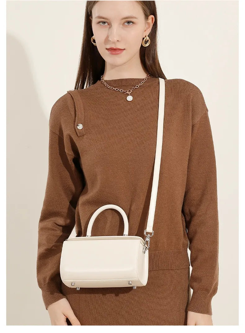 New Leather One-shoulder Crossbody Women's Bag
