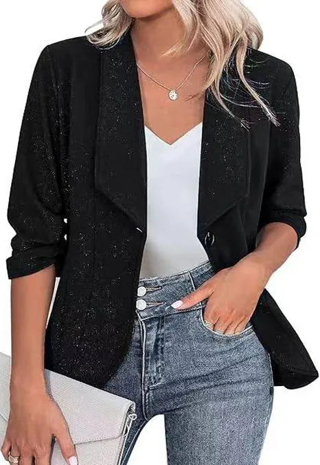 Close-fitting And Slim-fitting Cardigan Graceful Suit Jacket