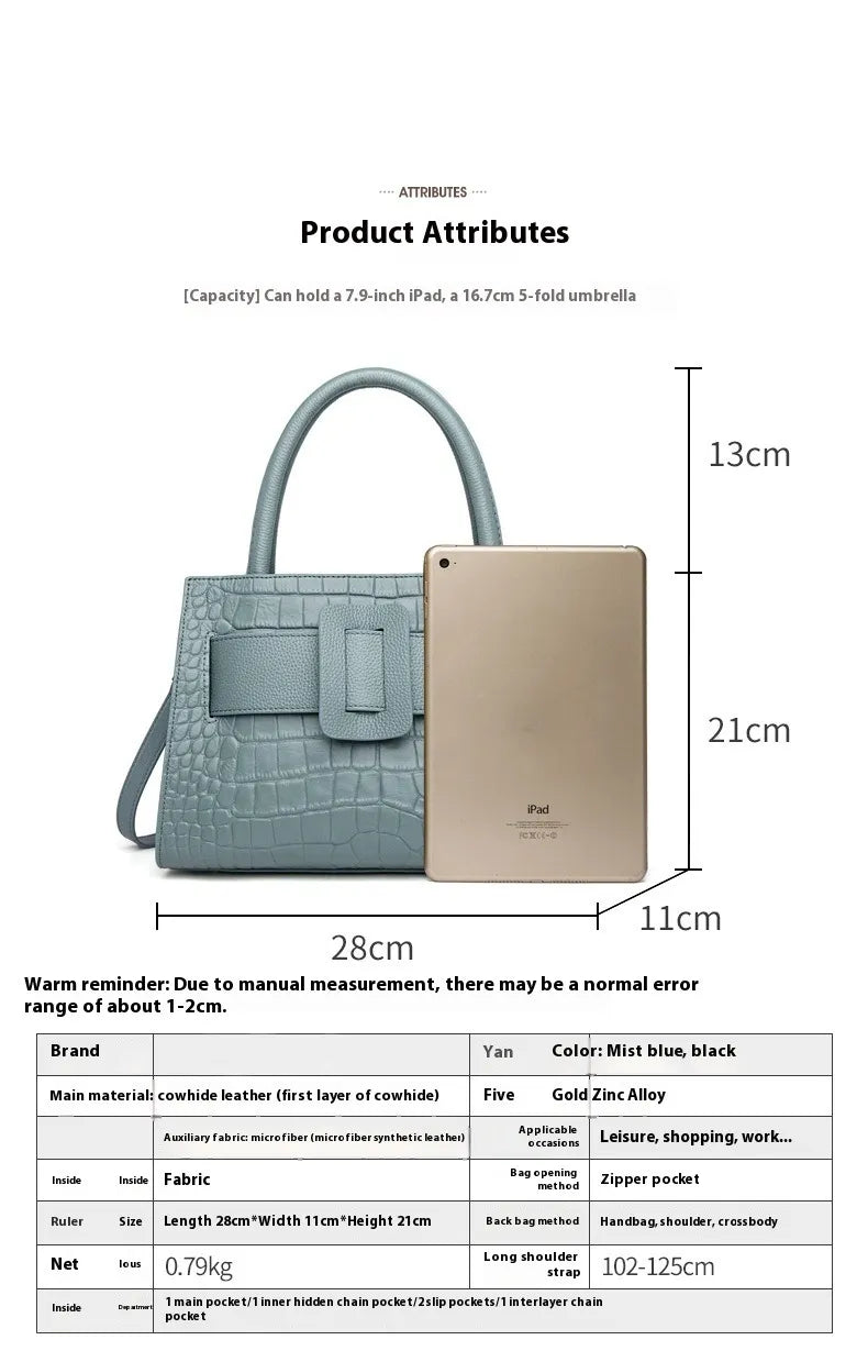 Women's Leather Portable Crossbody All-matching Shoulder Bag