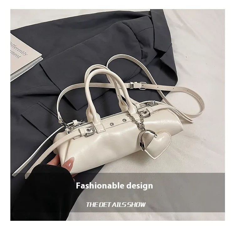 Niche Bowling Bag Design Commuter Fashionable Shoulder Bag