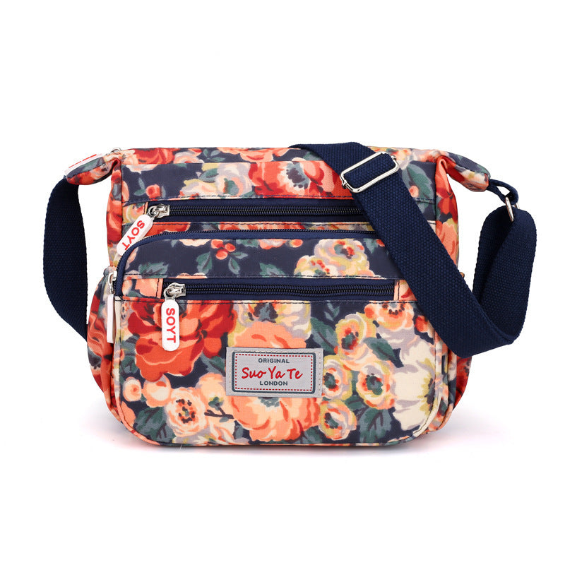 Printed Shoulder Bag Lightweight Outdoor Simplicity Travel