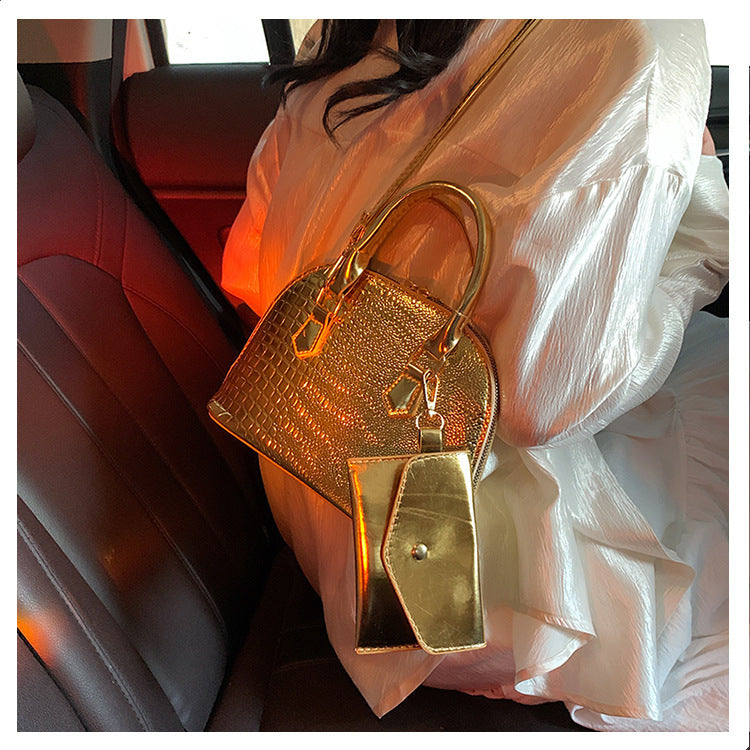 Women's Simple Shoulder Messenger Bag Shell Bag