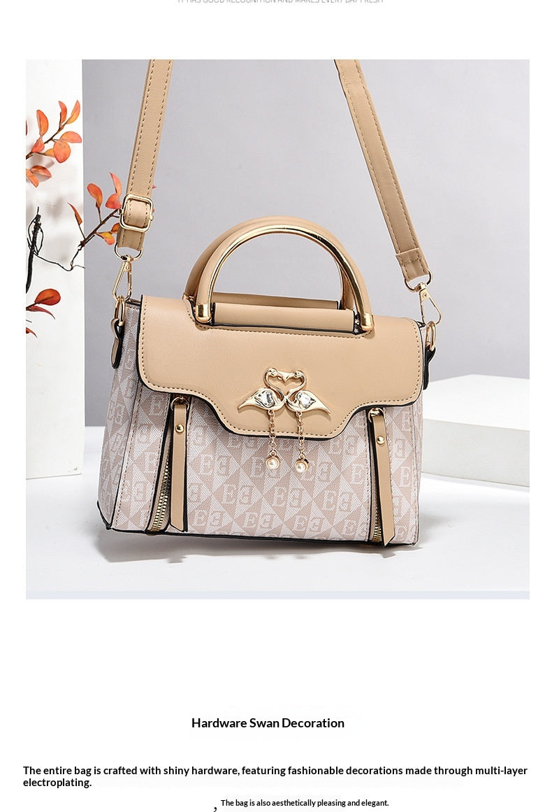 Womens Stylish Versatile Tote Shoulder And Crossbody Bag