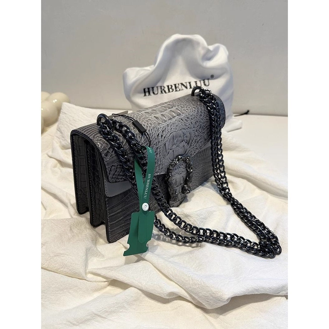 High-fashion Underarm Light-luxury Crossbody Small Square Bag