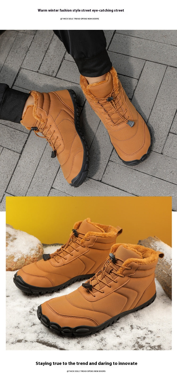 Winter Warm Cotton Shoes Outdoor Leisure