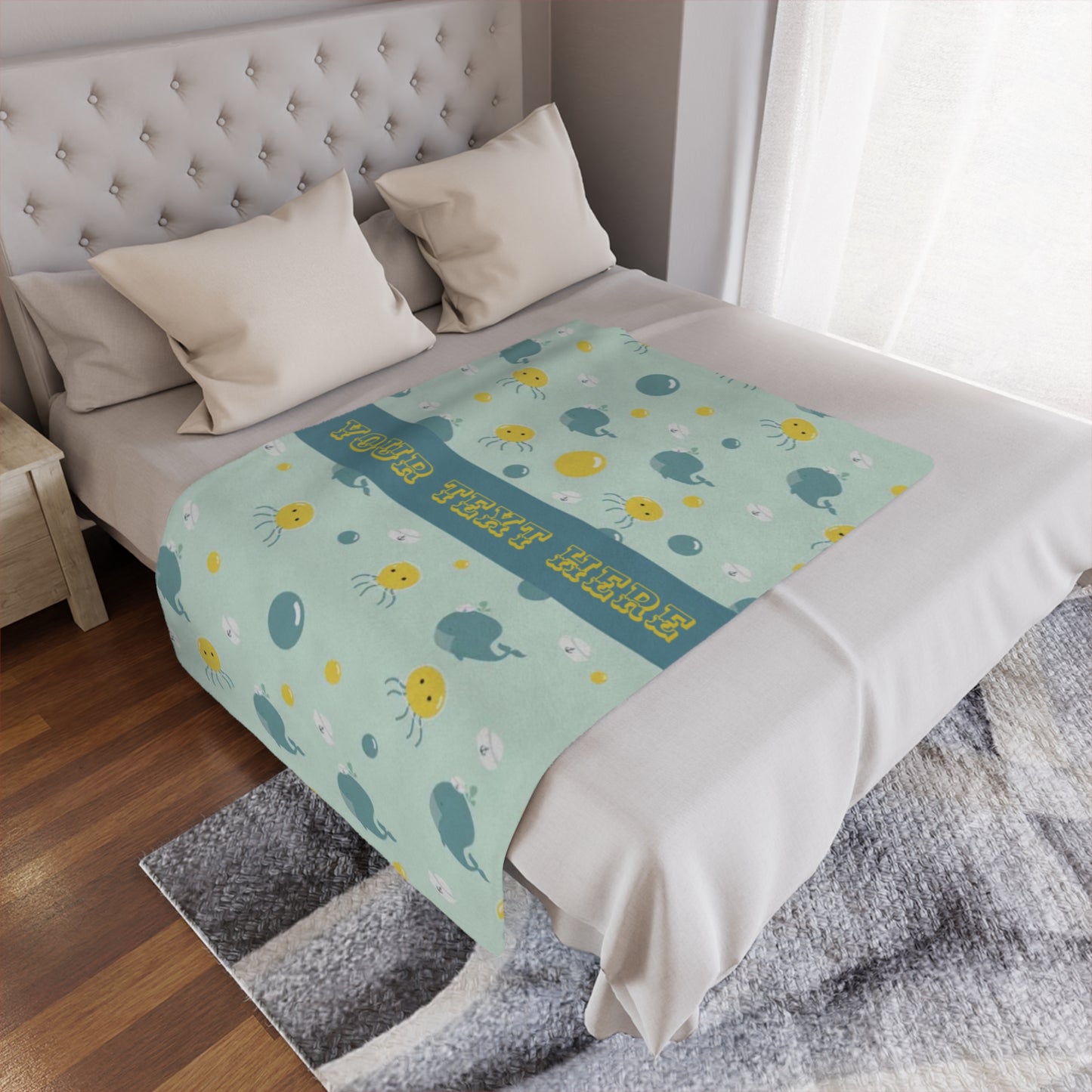 Microfiber Blanket - Personalize With Kids Themes