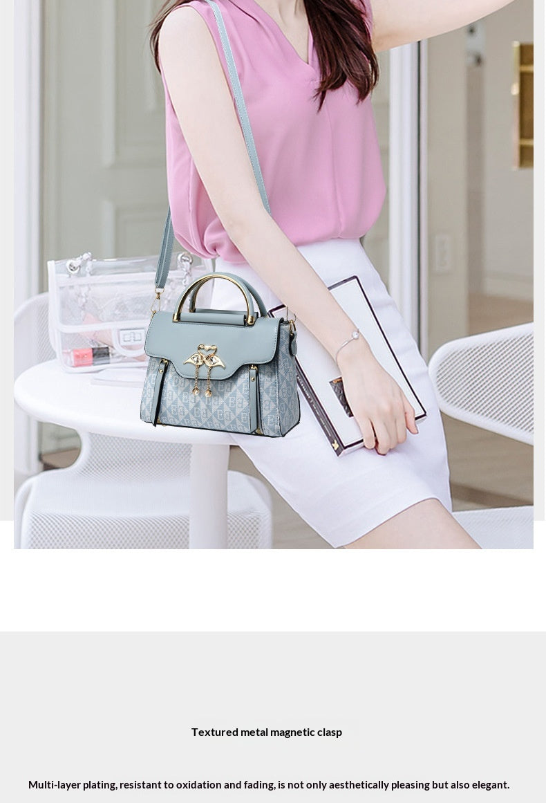 Womens Stylish Versatile Tote Shoulder And Crossbody Bag