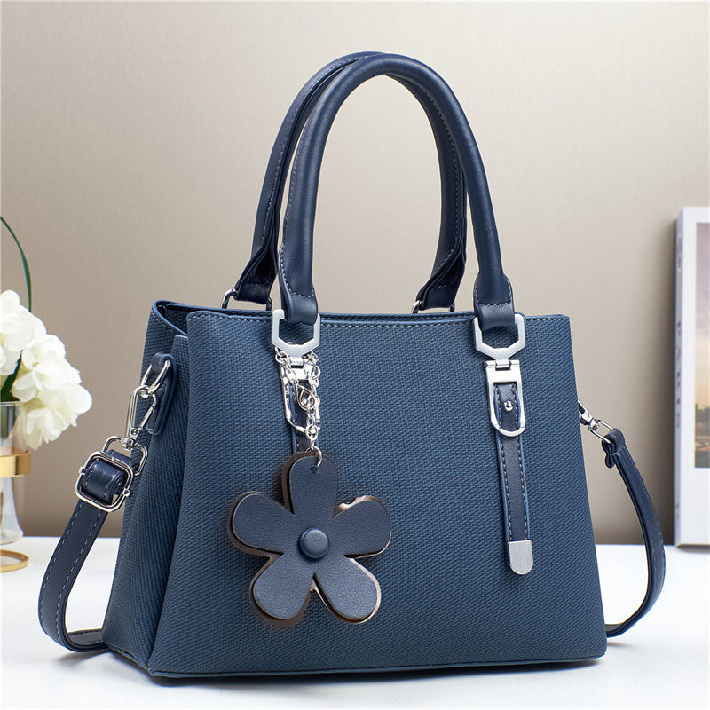 Western Style Large Capacity Exquisite Accessories Shoulder Messenger Bag