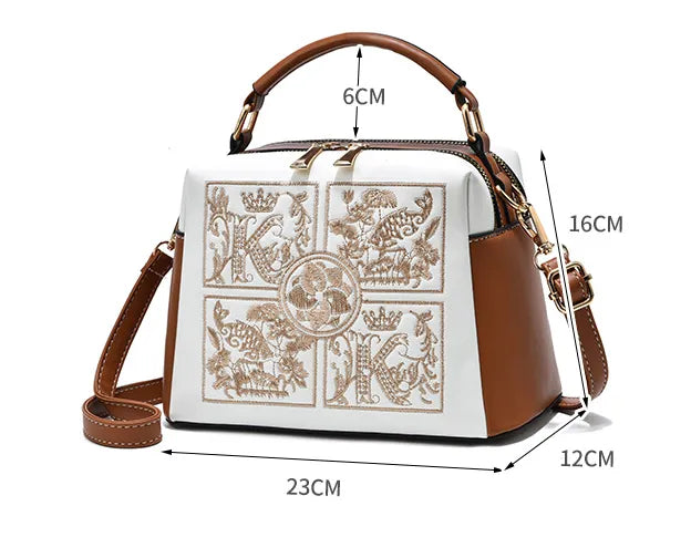 Women's Shoulder Bag Cross-body Embroidery