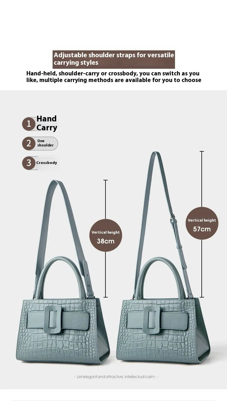 Women's Leather Portable Crossbody All-matching Shoulder Bag