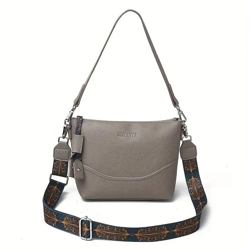 Women’s Ethnic Embroidery Crossbody Bag – Durable, Spacious, and Stylish