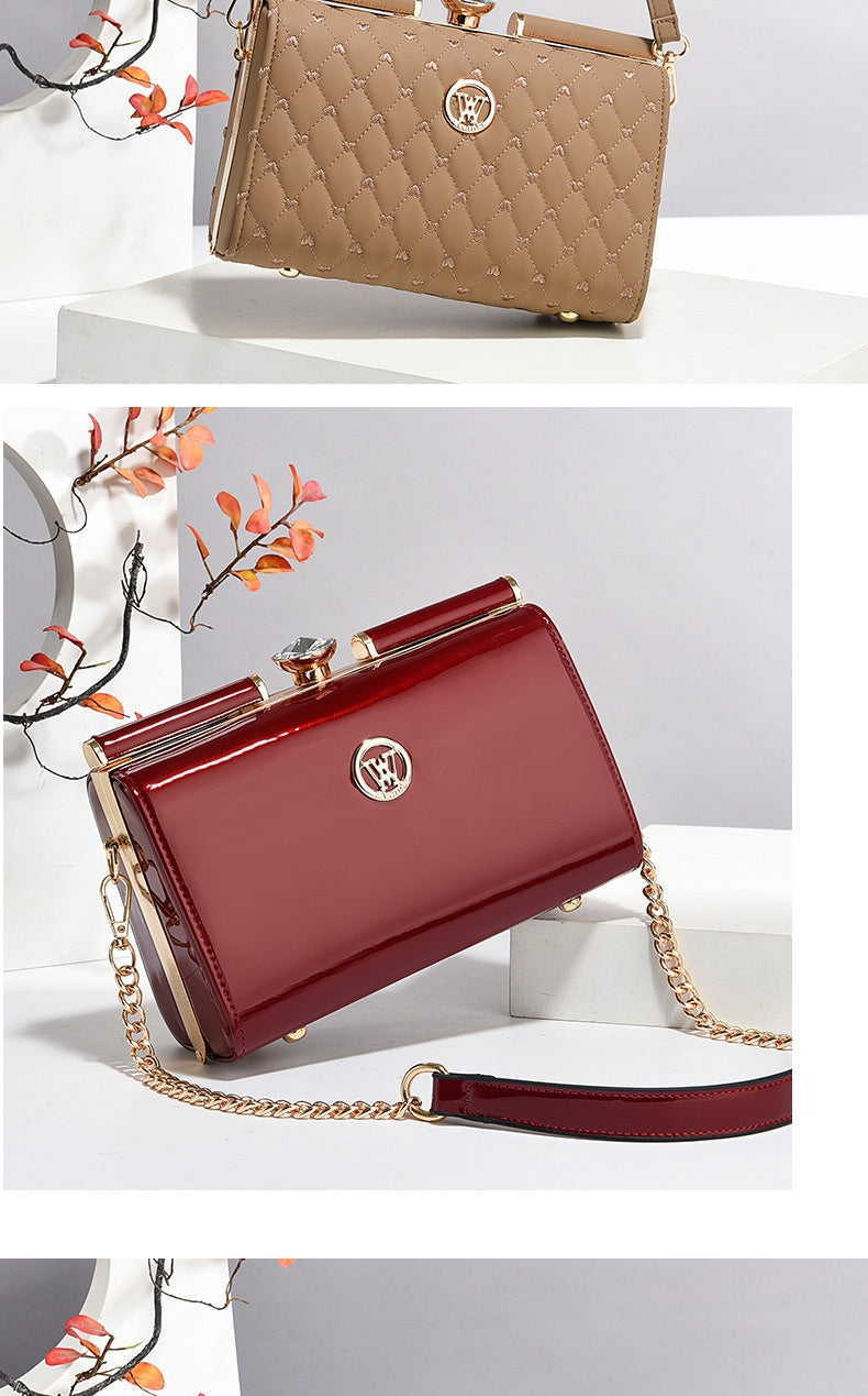 Niche Trendy Diamond-quilted Shoulder Bag With A Premium Texture